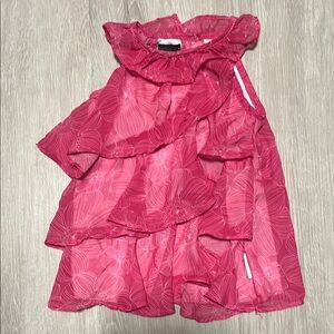 Pink Floral Kids Top